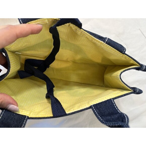 Giorgio Beverly Hills Blue Denim Mini Tote Bag - Picture 10 of 13